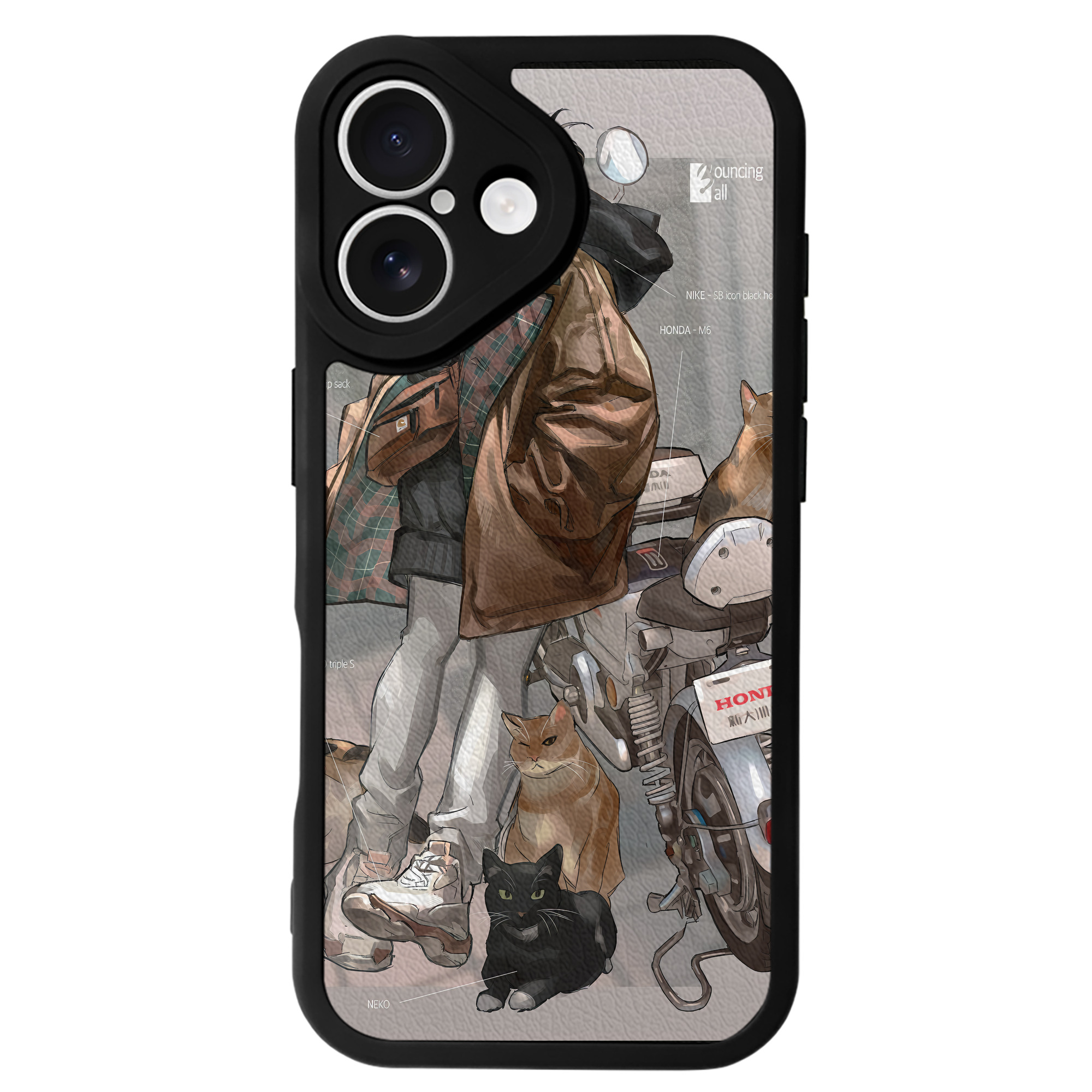 （画像用） ハイキュー!! Haikyu!! 【iPhone 16シリーズ対応】シリコンスマホケース（レザー調） 材質：シリコン